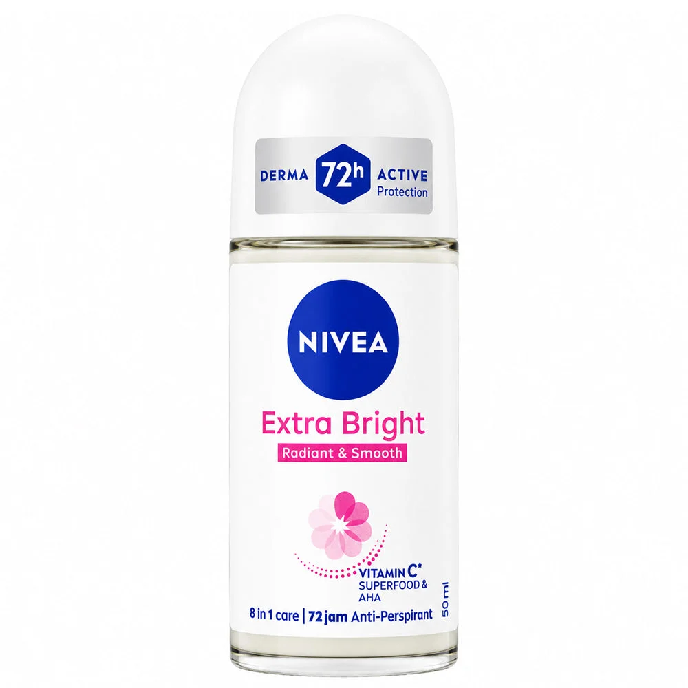 NIVEA Extra Bright Radiant & Smooth Roll-On 50ml