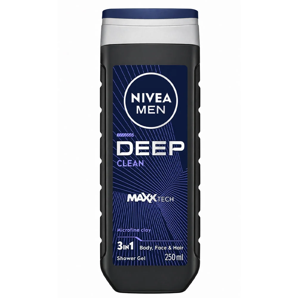Nivea Men Deep Clean Shower Gel 250ml
