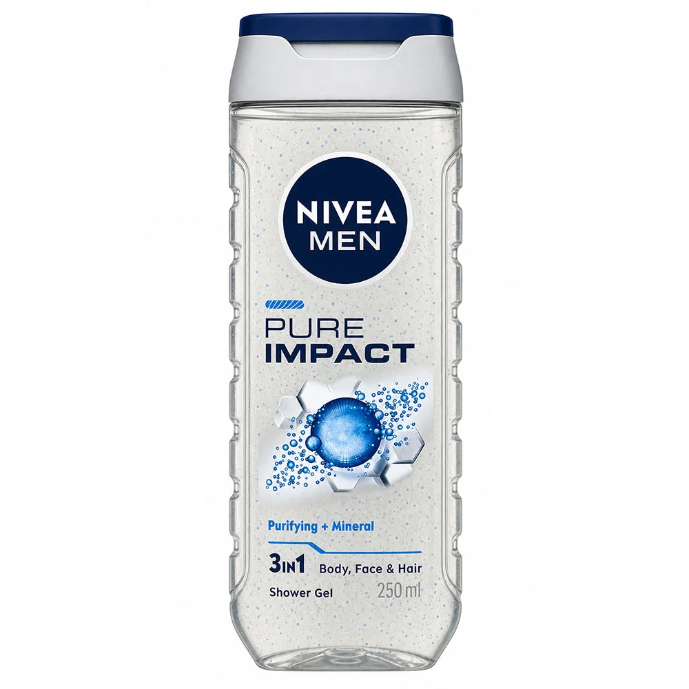 Nivea Men Pure Impact Shower Gel 250ml