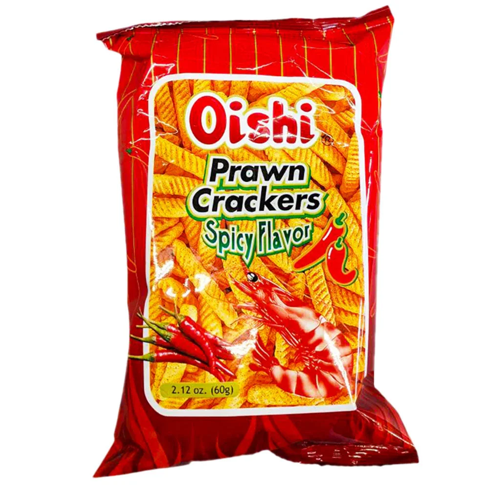 Oishi Prawn Crackers Spicy Flavor 60g