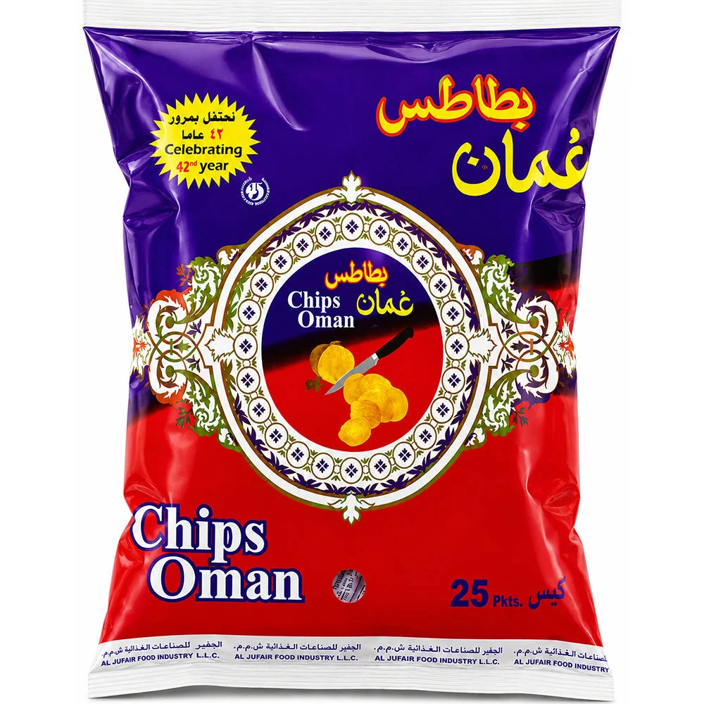 Oman Potato Chips 25 x 15 g