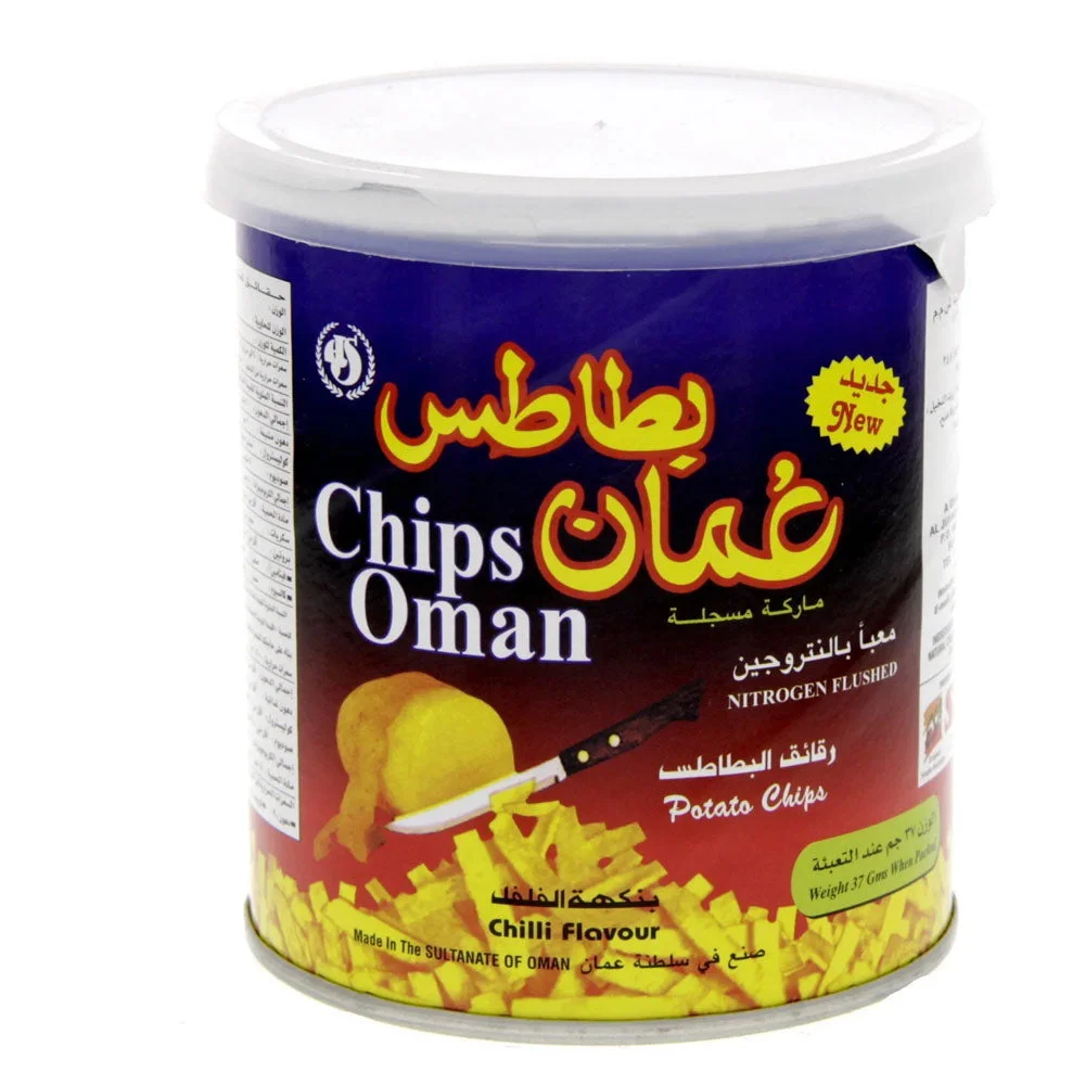 Oman Potato Chips Chilli Flavor 37 g