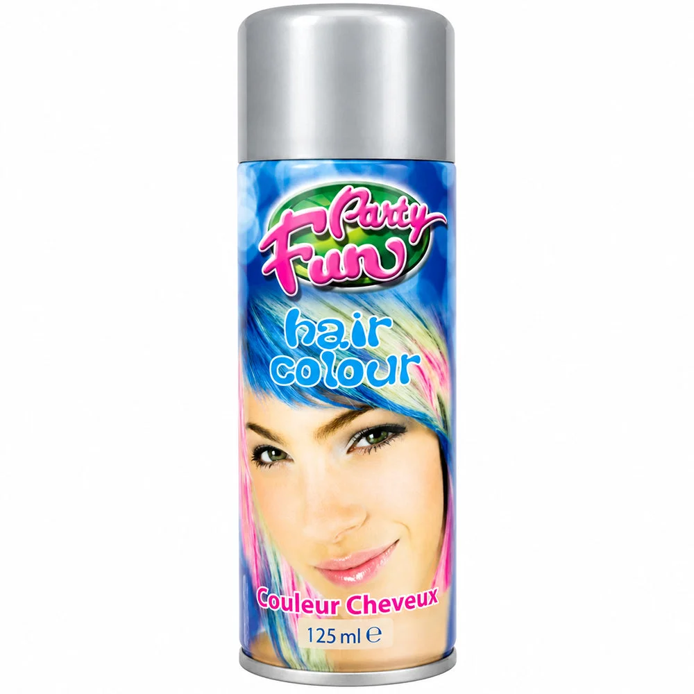 Party Fun Silver Hair Colour Spray 125ml