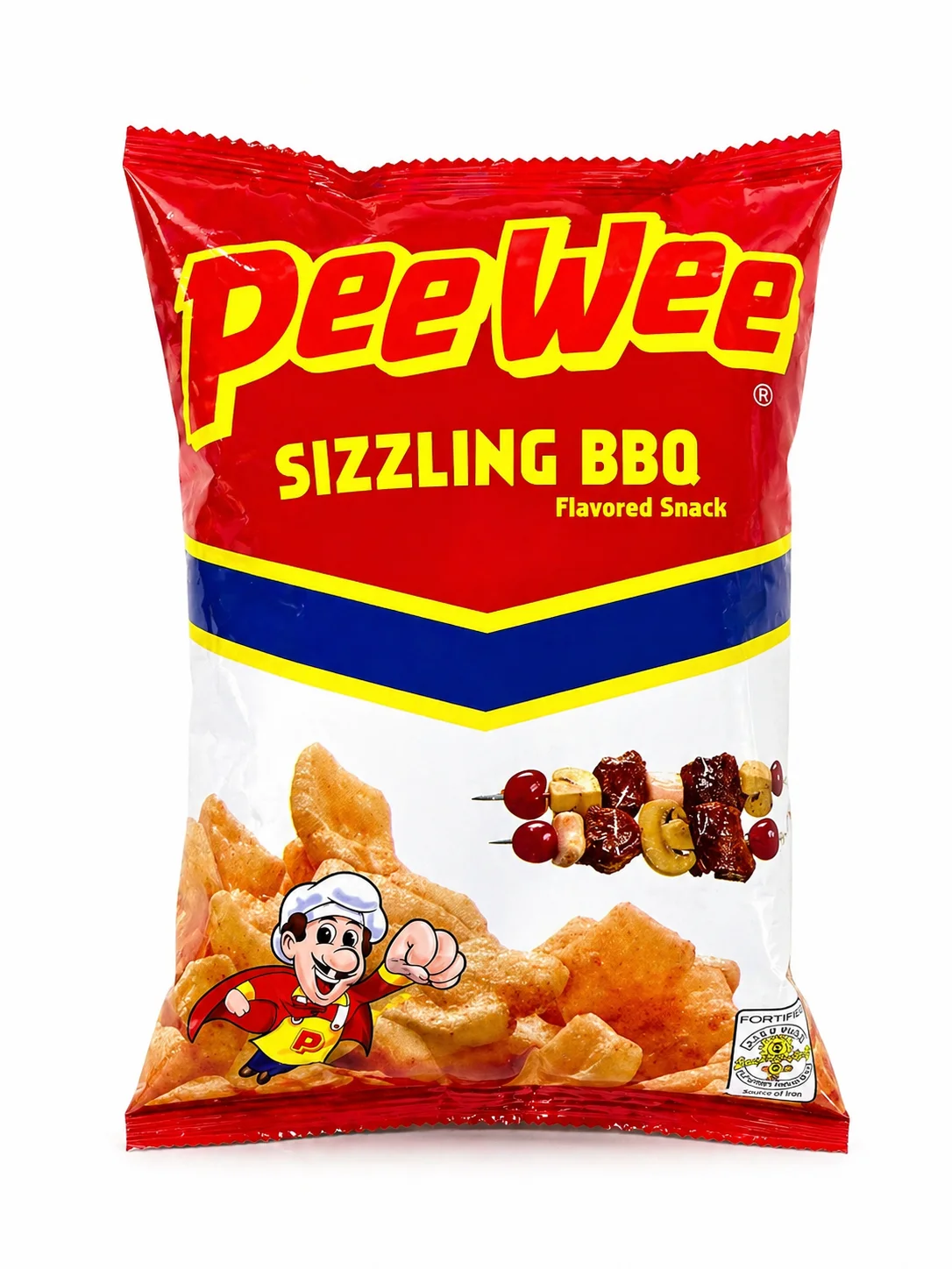 Pee wee Sizzling BBQ Flavored Snack 95g