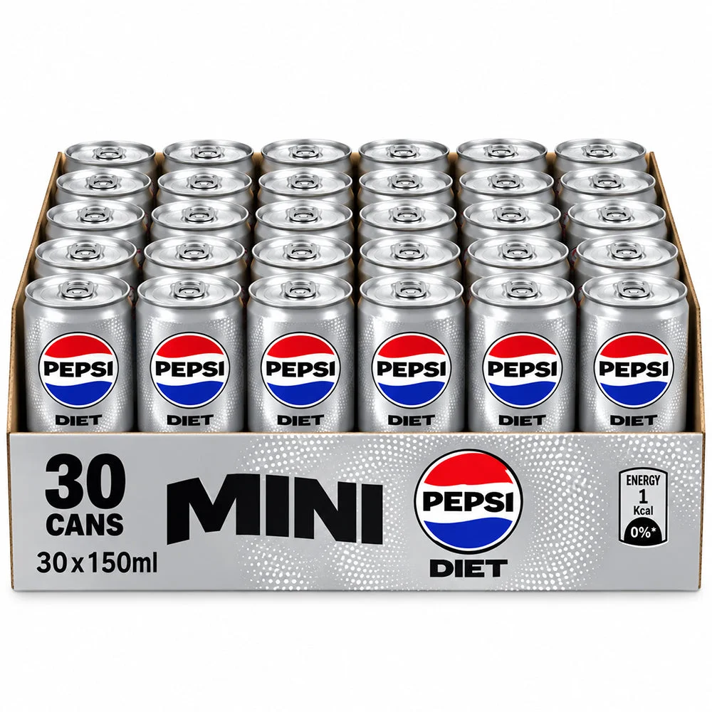 Pepsi Diet Mini Cans 30×150ml