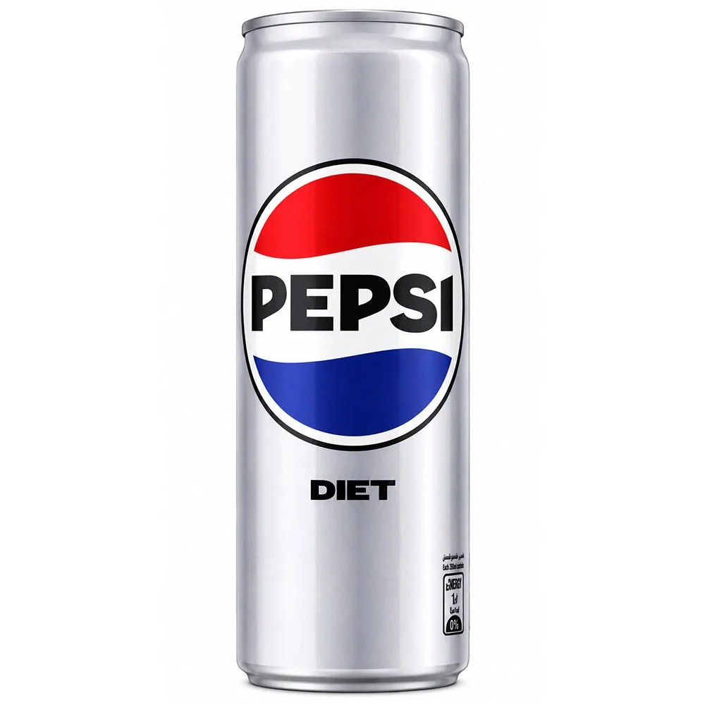 Pepsi Diet Soft Drink Can 250ml
