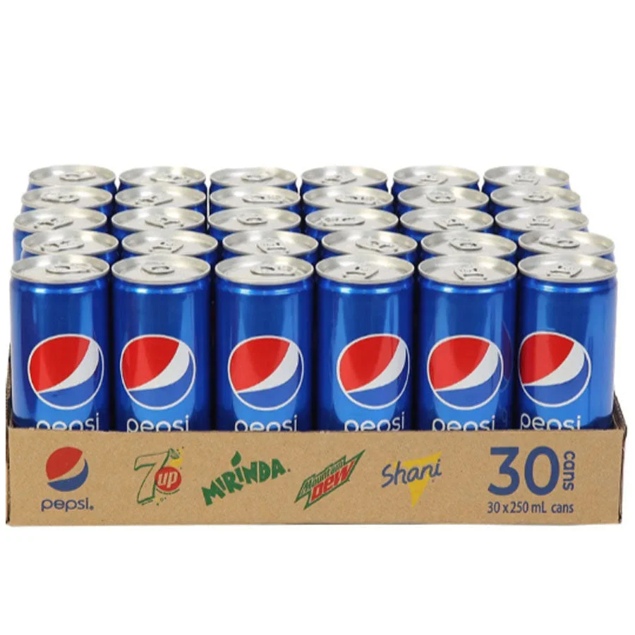 Pepsi Soft Drink 250ml × 30Cans