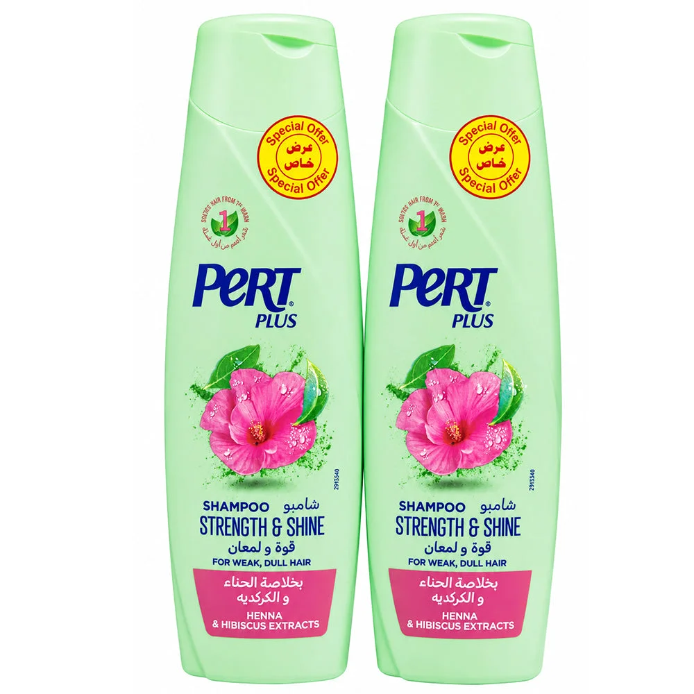Pert Plus Strength & Shine Shampoo  2x400ml