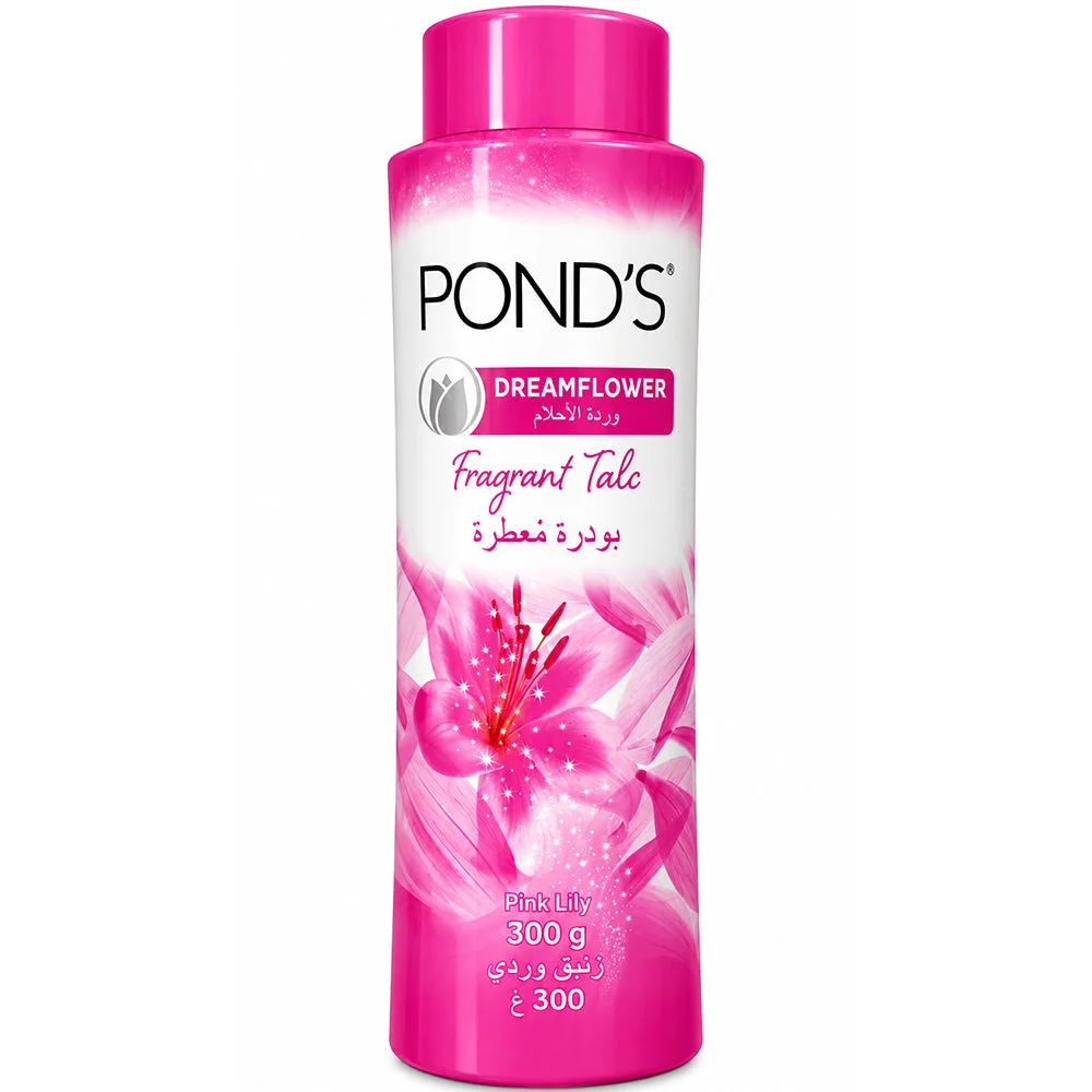 Pond's Dreamflower Pink Lily Fragrant Talc 300g