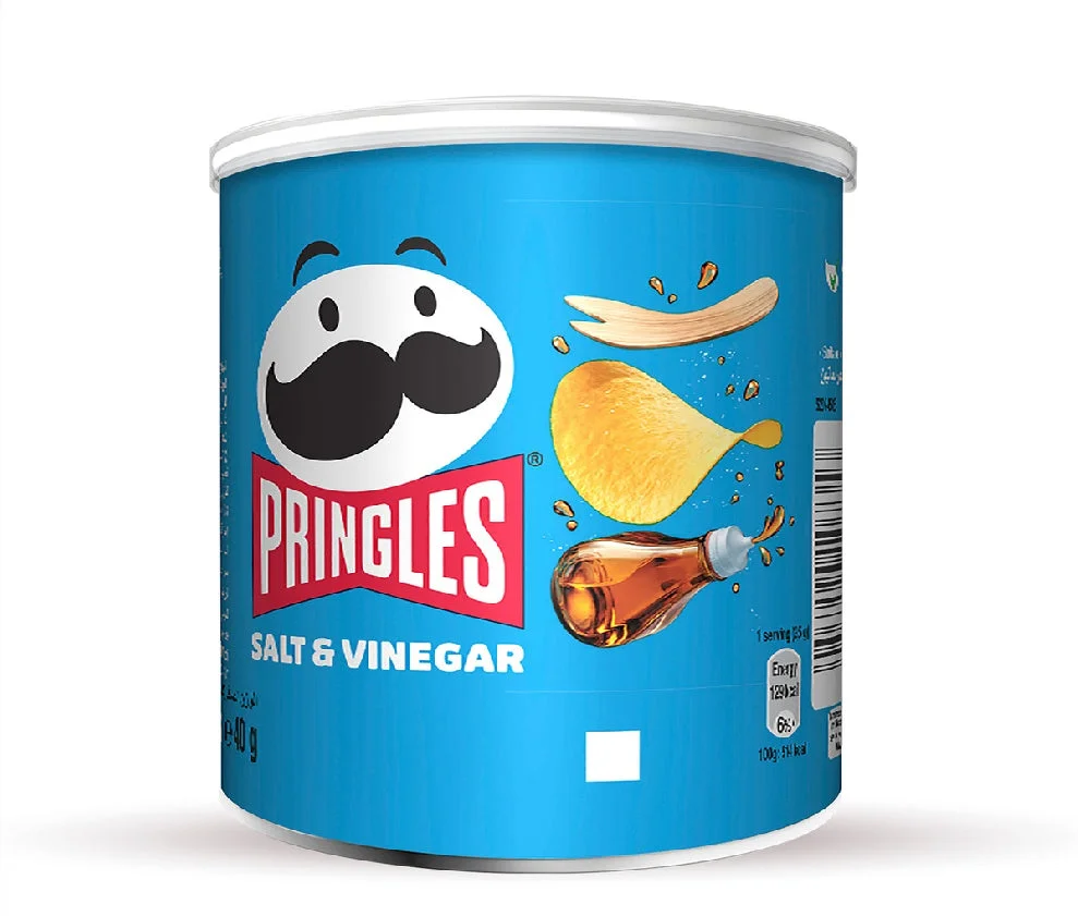 Pringles Salt & Vinegar Potato Chips 40g