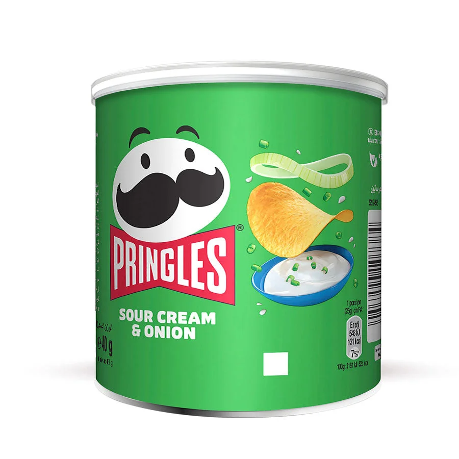 Pringles Sour Cream Potato Chips 40g