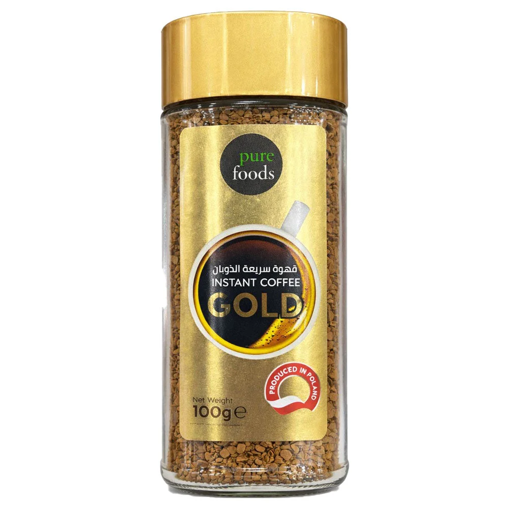 Pure Foods Gold Instant Coffee 100g