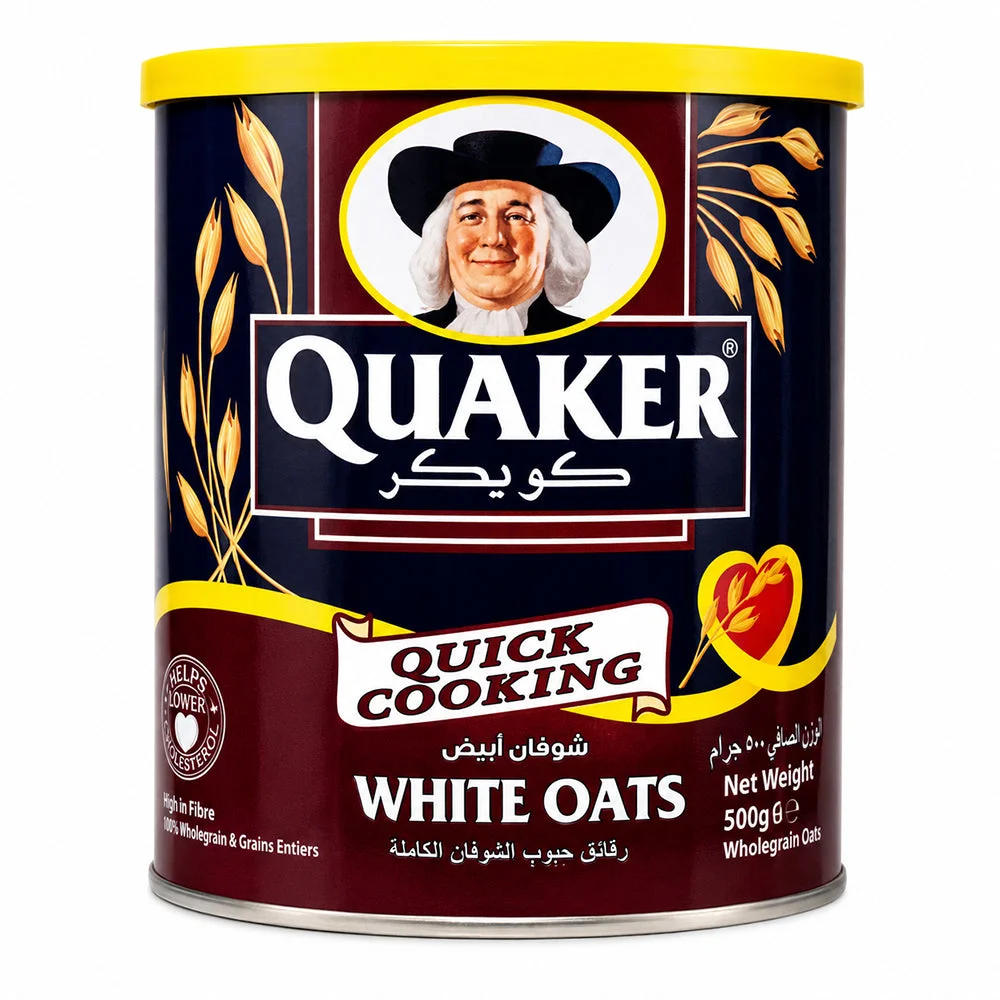 Quaker Quick Cooking White Oats 500g