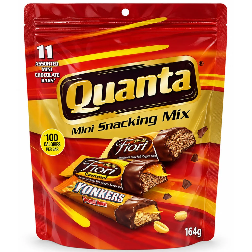 Quanta Mini Snacking Mix Assorted Chocolate Bars 164g