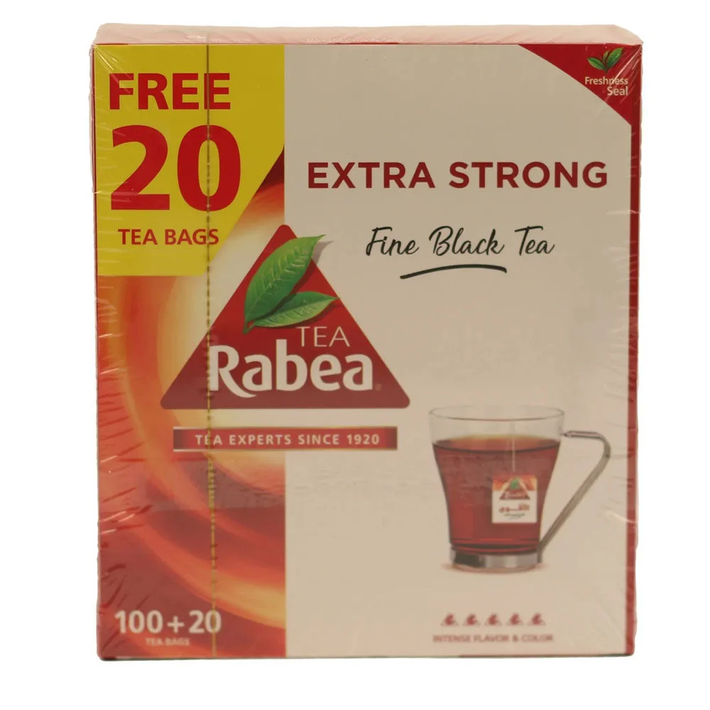 Rabea Extra Strong Tea 100 Teabags + 20 Teabags