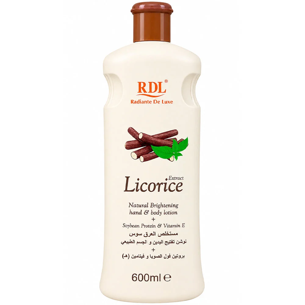 RDL Licorice Brightening Hand & Body Lotion 600ml