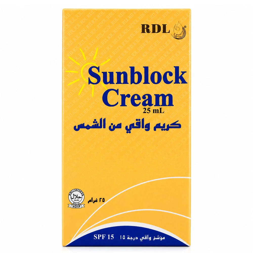 RDL Sunblock Cream SPF 15 25ml
