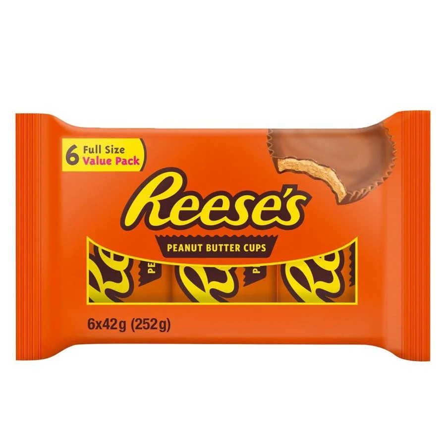 Reese’s Peanut Butter Cups Value Pack 6 × 42g (252g)