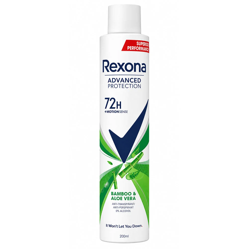 Rexona Advanced Protection Bamboo & Aloe Vera Anti-Perspirant Spray 200ml