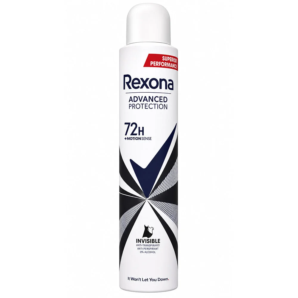 Rexona Advanced Protection Invisible Anti-Perspirant Spray 200ml 72H Protection