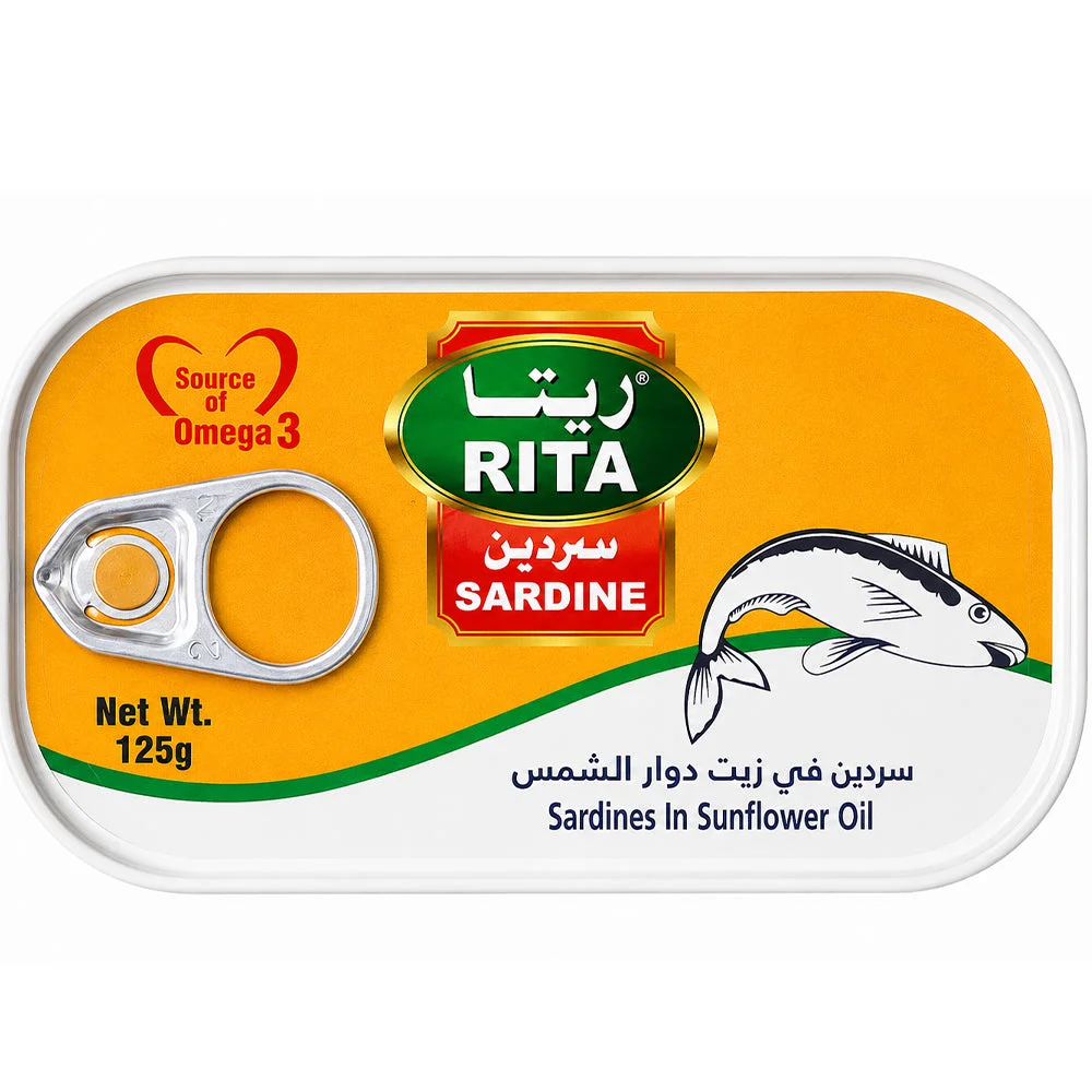 Rita Sardines in Sunflower Oil 125g