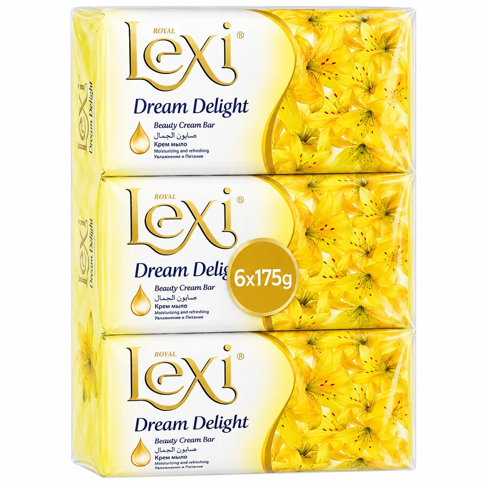 Royal Lexi Dream Delight Beauty Cream Bar 6 × 175g