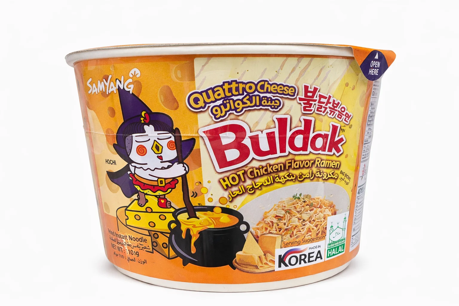 Samyang Buldak Quattro Cheese Hot Chicken Flavor Ramen 105 g