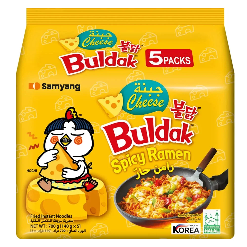Samyang Buldak Hot Chicken Ramen Cheese 5 Pcs 140 gm