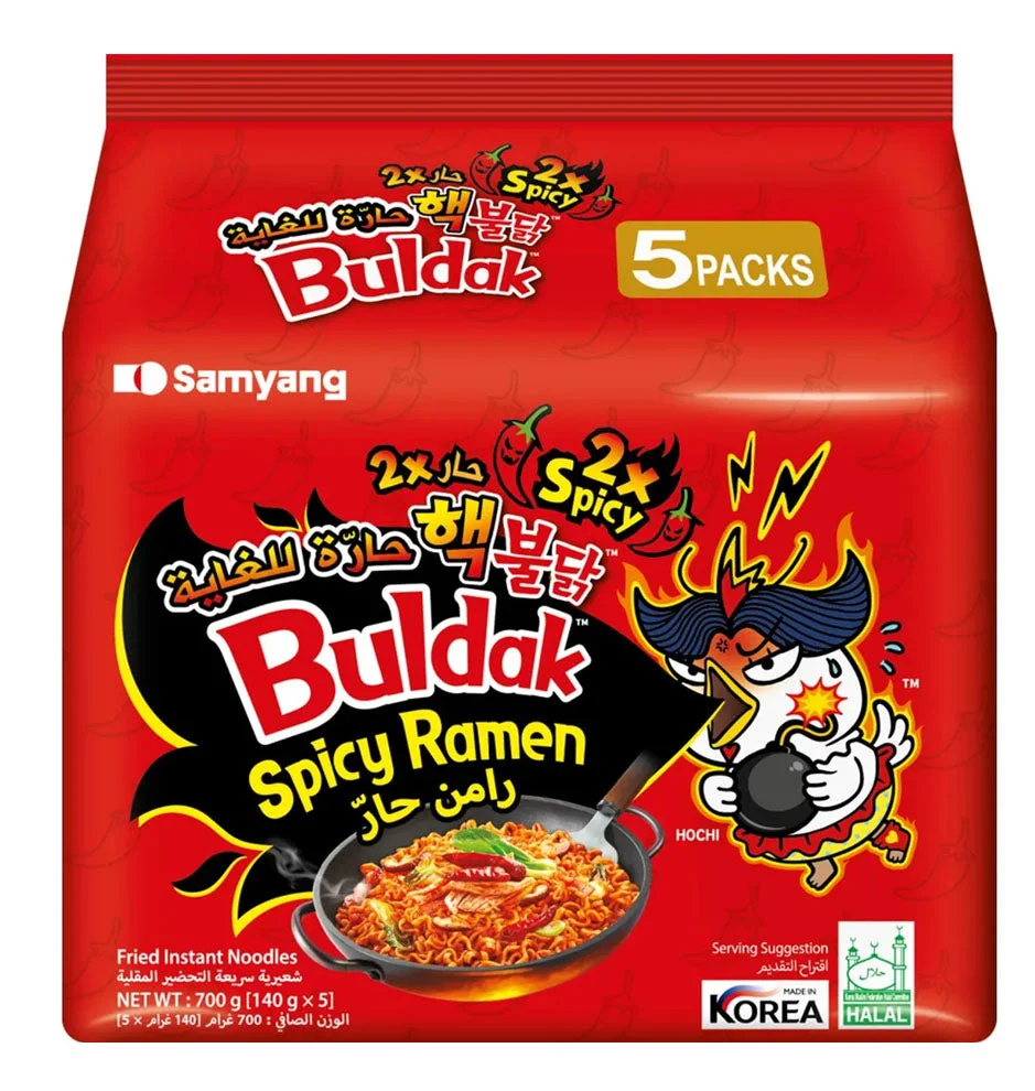 Samyang Buldak Hot Chicken Ramen Extreme 5 Pcs 140 gm