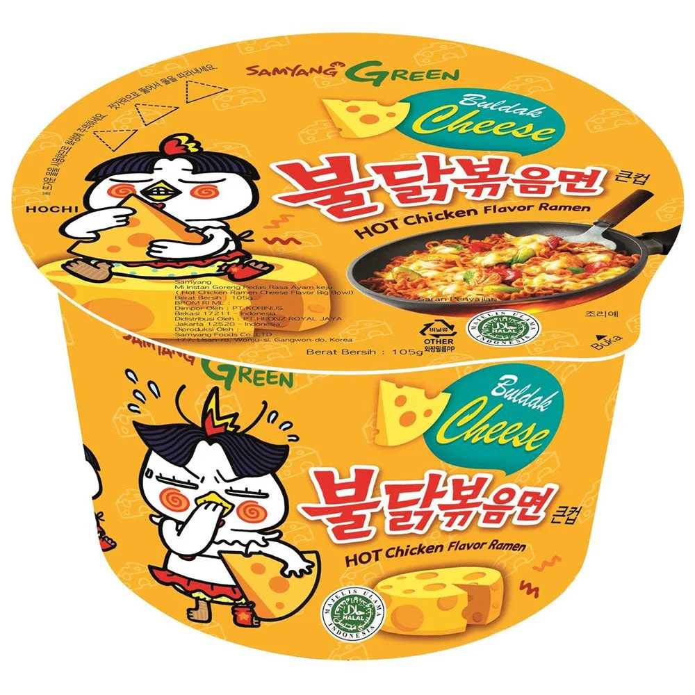 Samyang buldak Hot Chicken Ramen Cheese Big Bowl 105G
