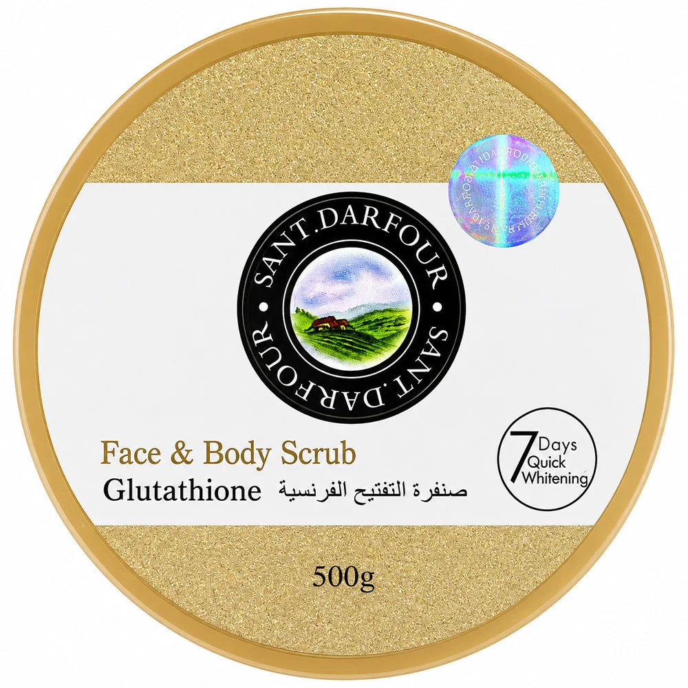 Sant Darfour Glutathione Face and Body Scrub 500g