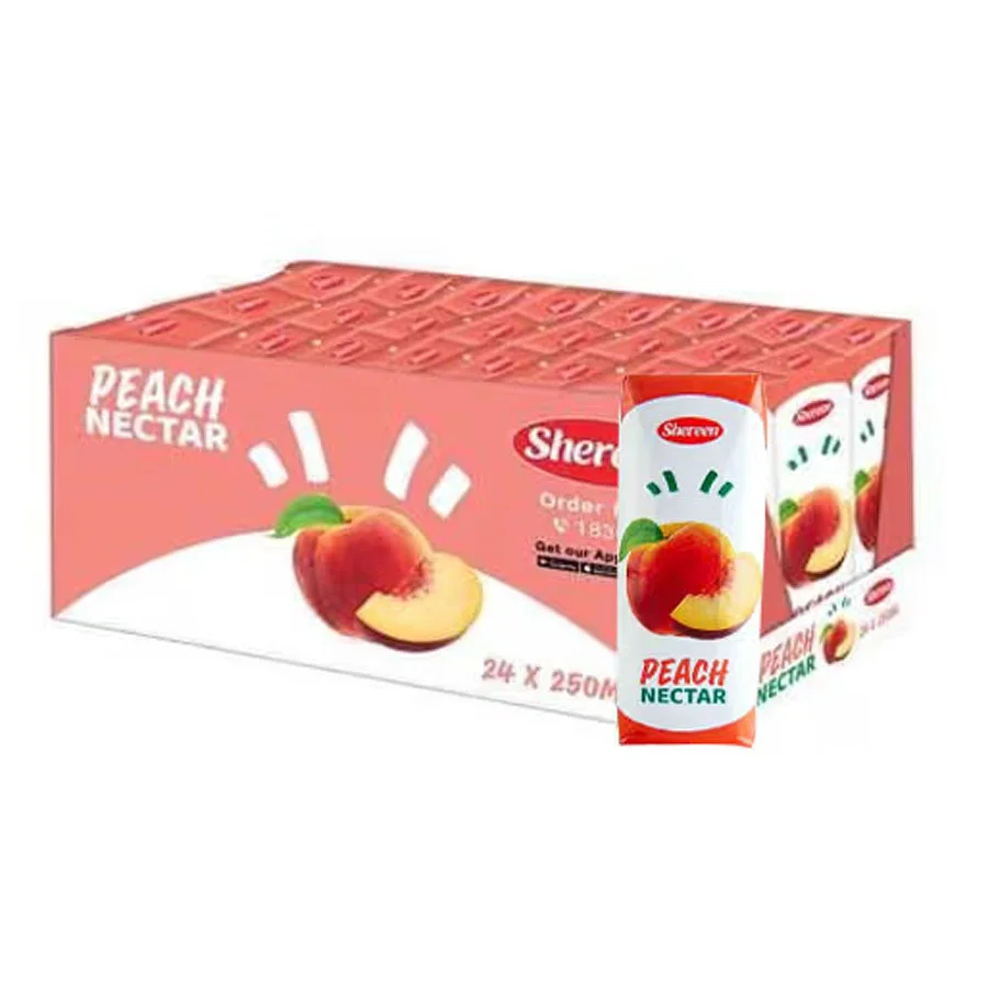 Shereen Peach Nectar Juice 24 × 250ml