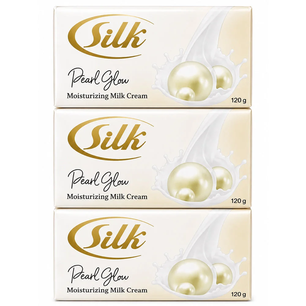 Silk Pearl Glow Moisturizing Milk Cream Soap 6x120g