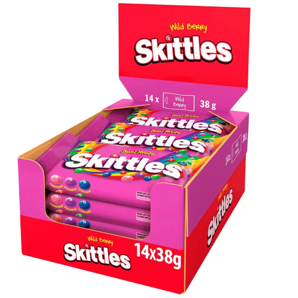 Skittles Wild Berry Candy 14 × 38g