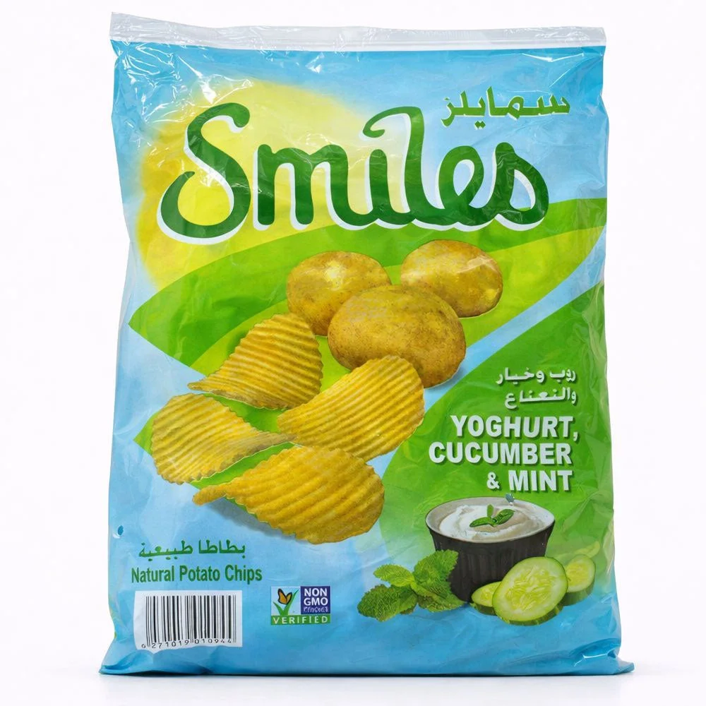 Smile Natural Potato Chips Yogurt, Cucumber & Mint (22g x 20)
