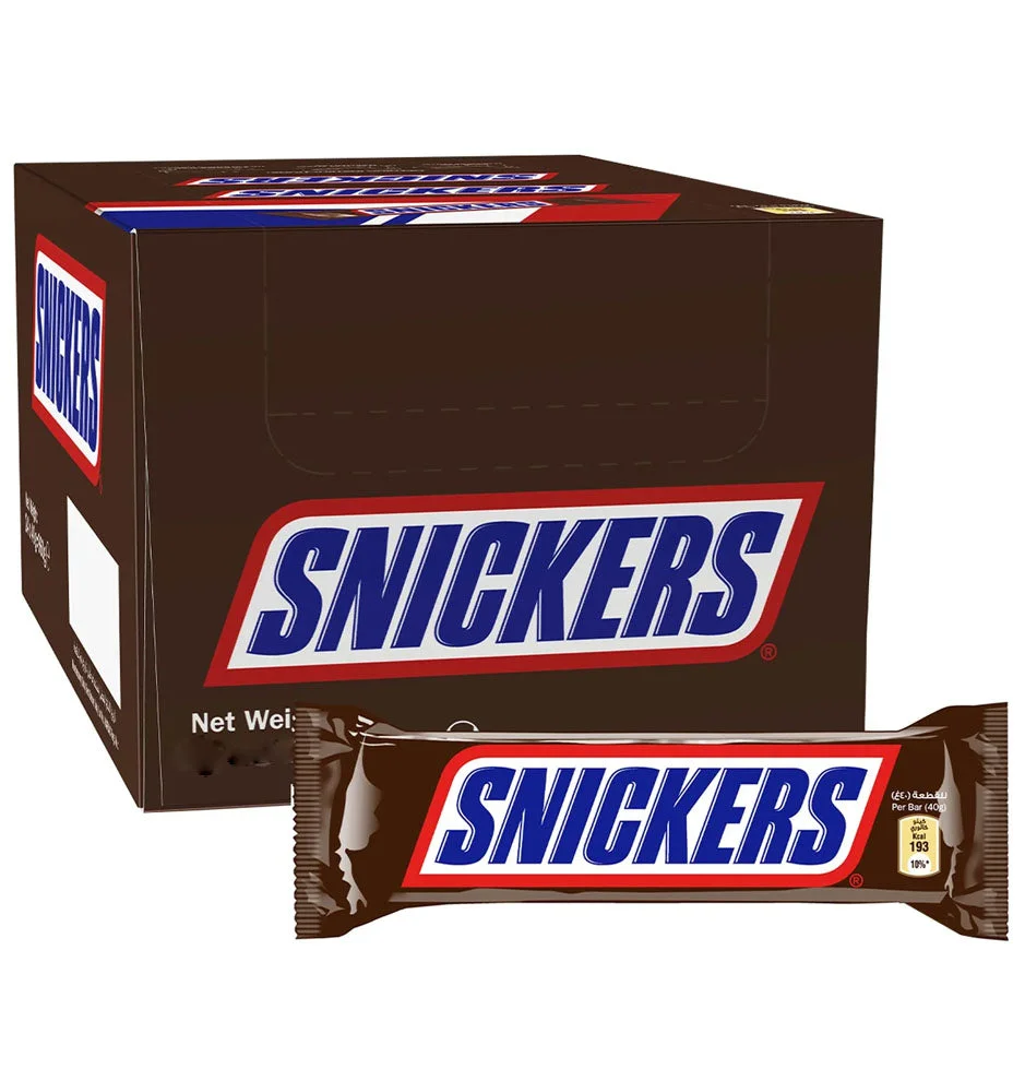 Snickers Chocolate Original Bar 20 x 45 g