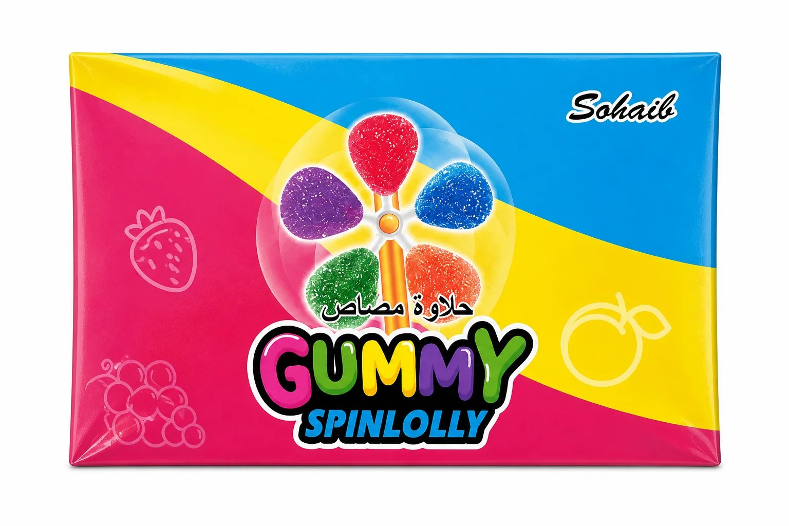 Sohaib Gummy Spinlolly Candy 24pcs