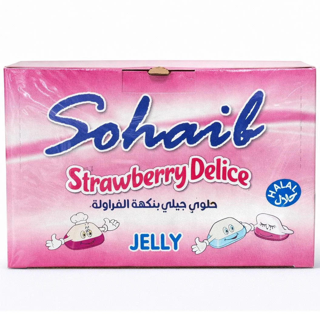 Sohaib Strawberry Jelly Candy 24 × 37g