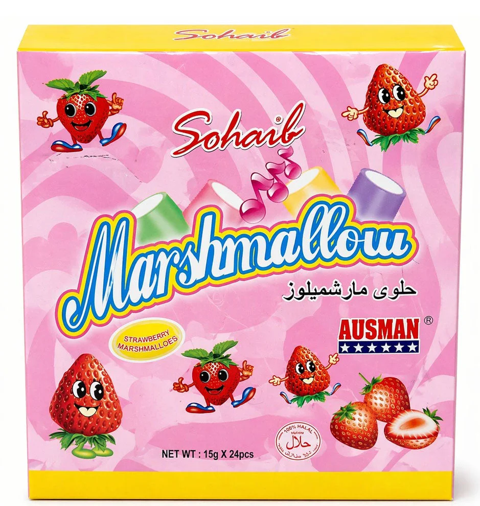 Sohaib Strawberry Marshmallow 15g x 24pcs