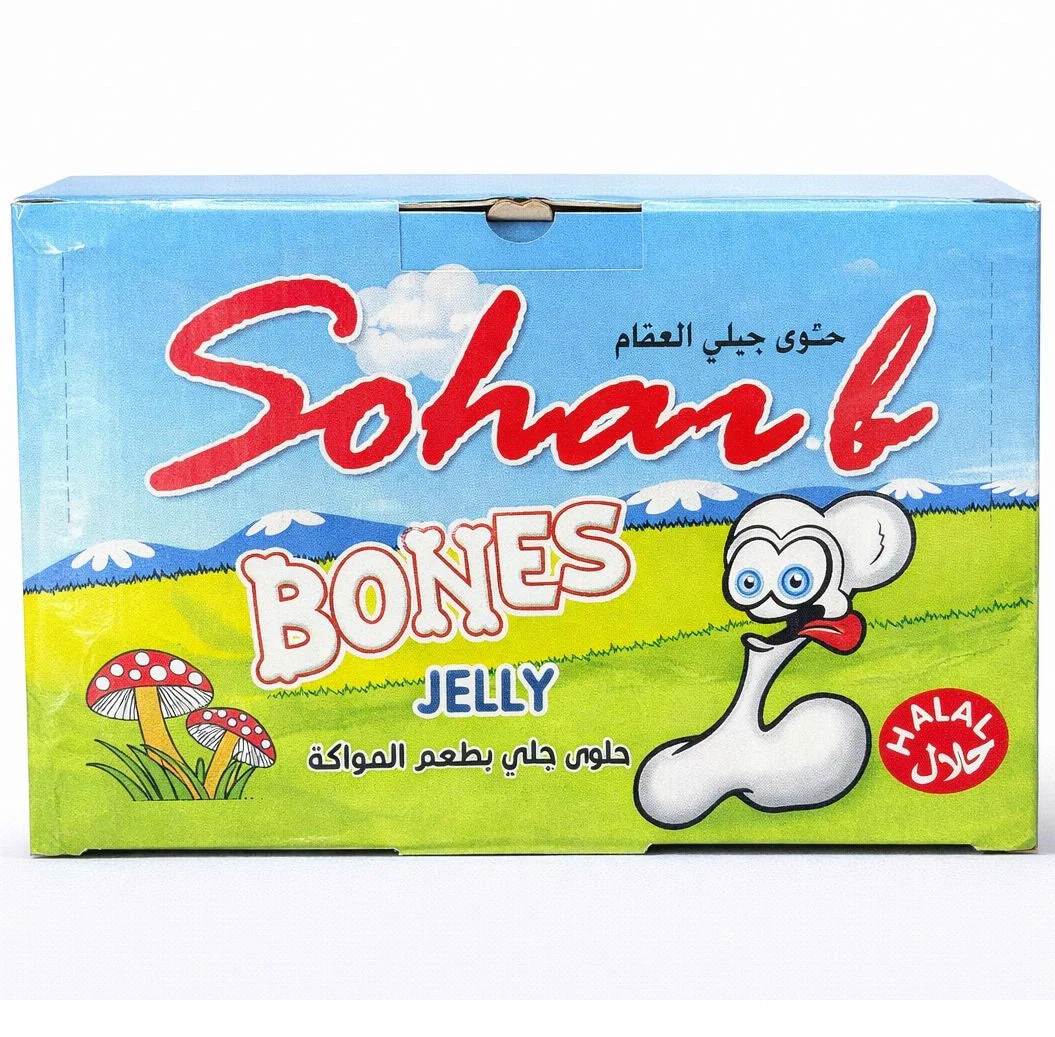 Sohaib Bones Jelly Candy 24 × 37g