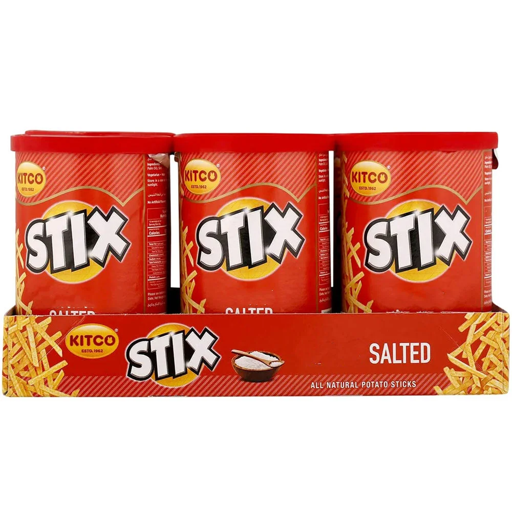 Stix Original Potato lightly salted Sticks Chips Cups 6 × 45g)