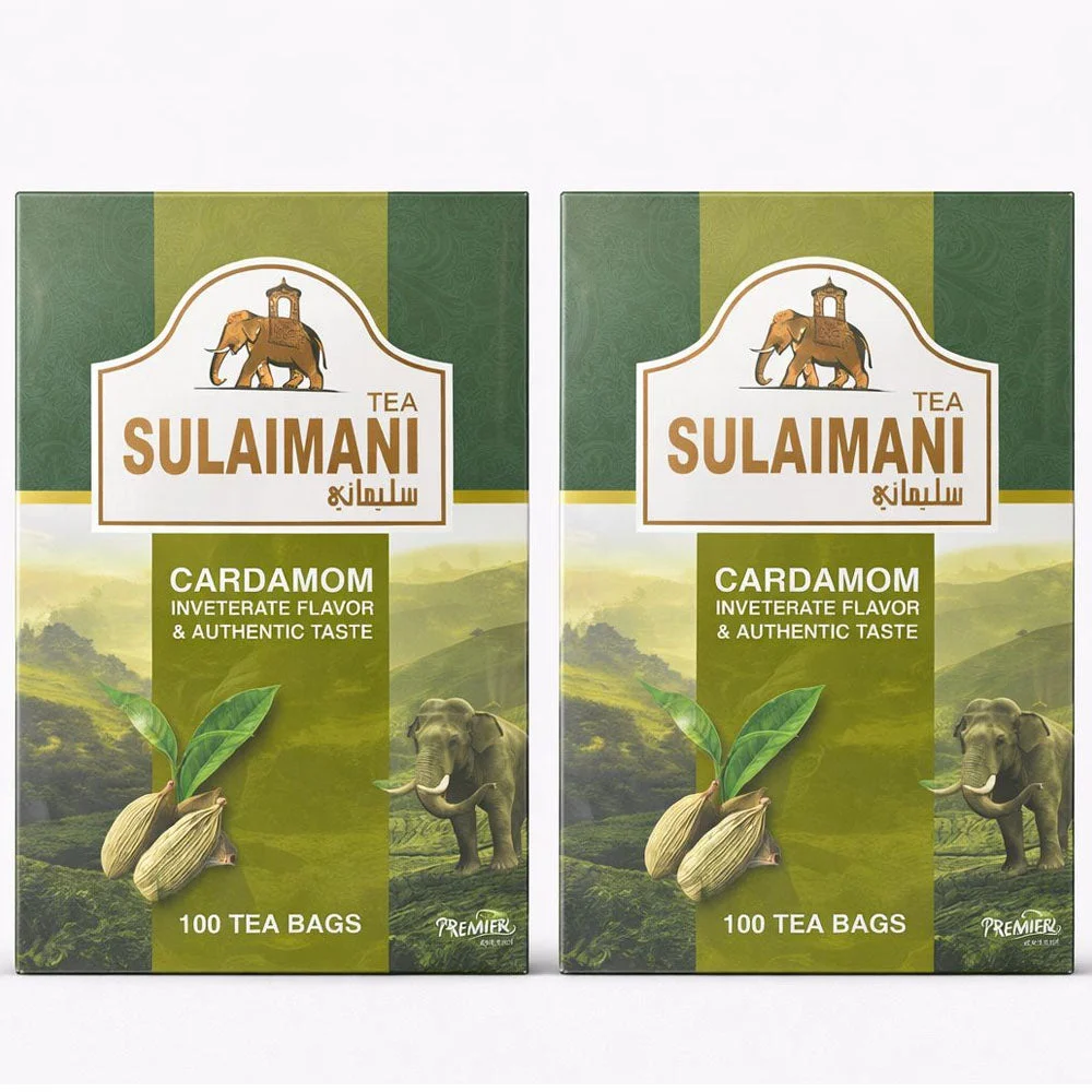 Sulaimani Cardamom Black Tea Bags 2 × 100 Bags