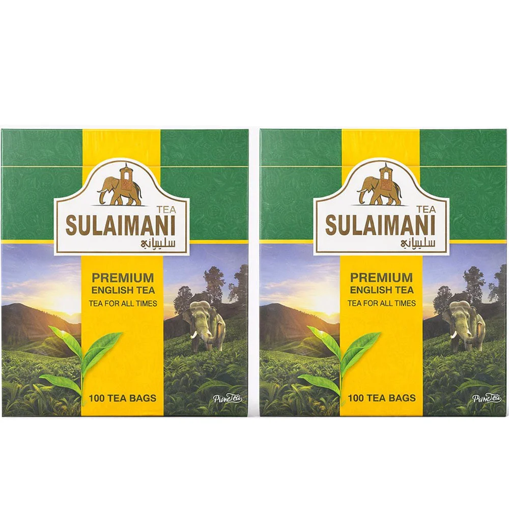 Sulaimani Premium Black Tea Bags 2 × 100 Bags