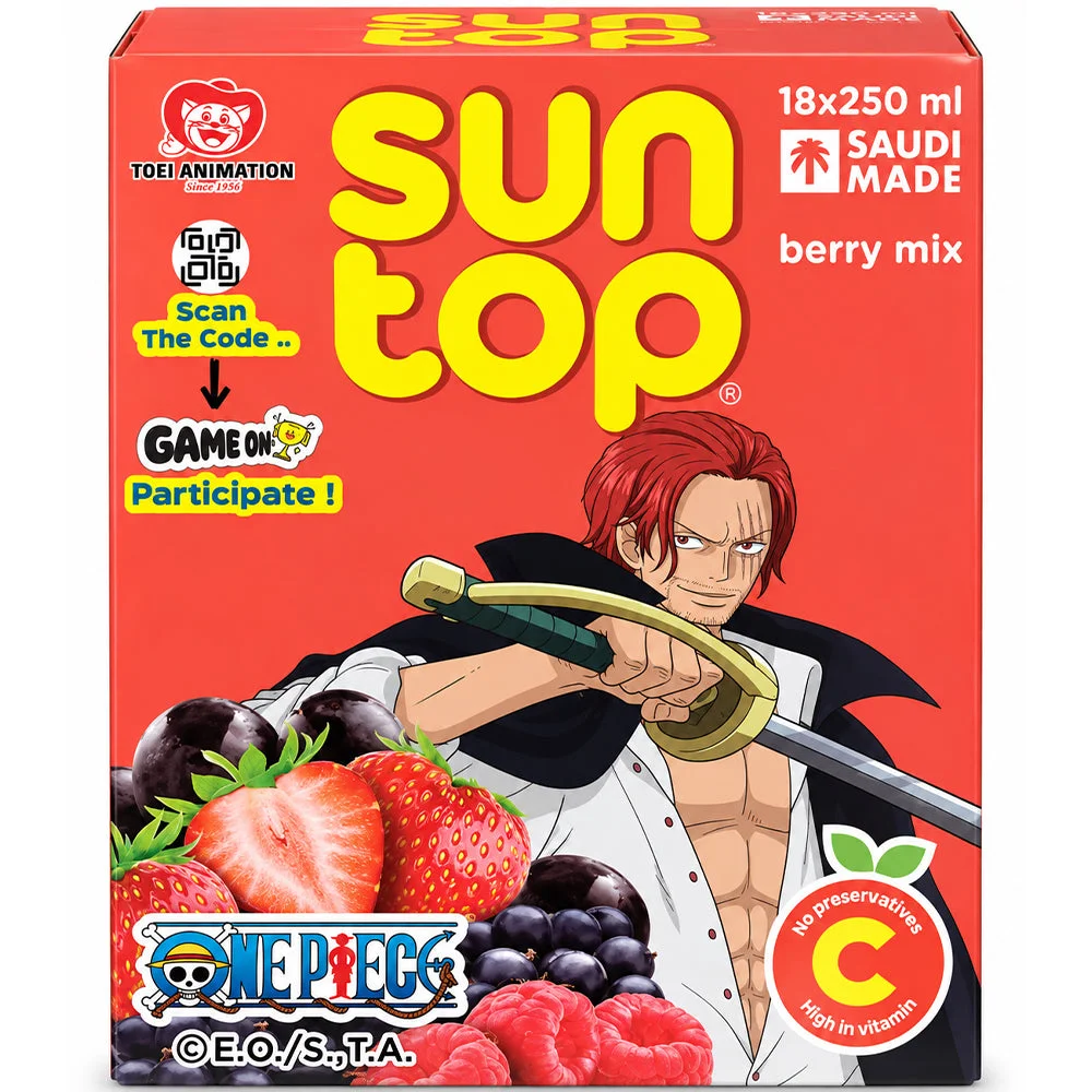 Sun Top Berry Mix Fruit Drink 18×250ml