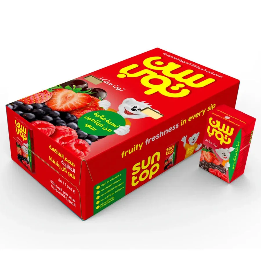 SunTop Mixed Berries Juice 18 × 125ml