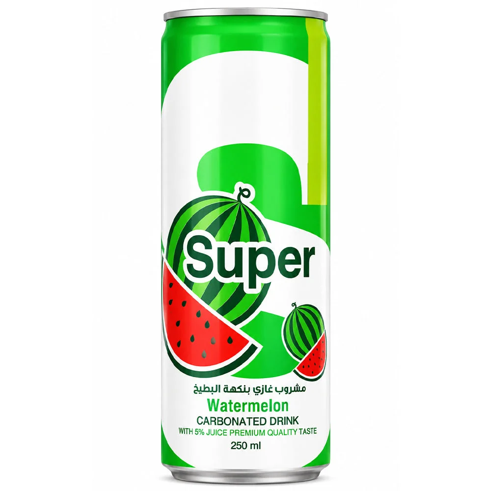 Super Watermelon Carbonated Drink 250ml