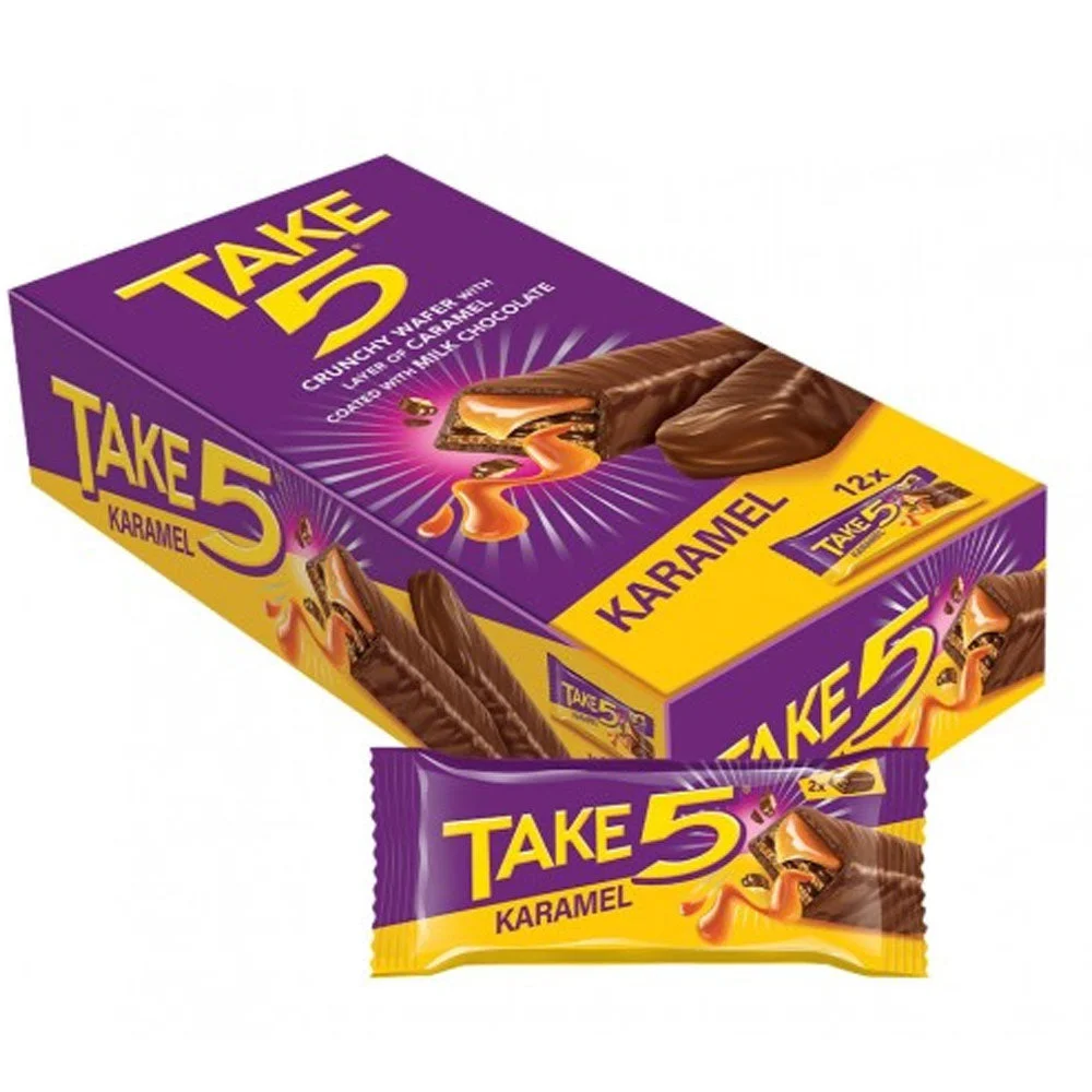 Take 5 Caramel Chocolate Bars 12 × 30 g