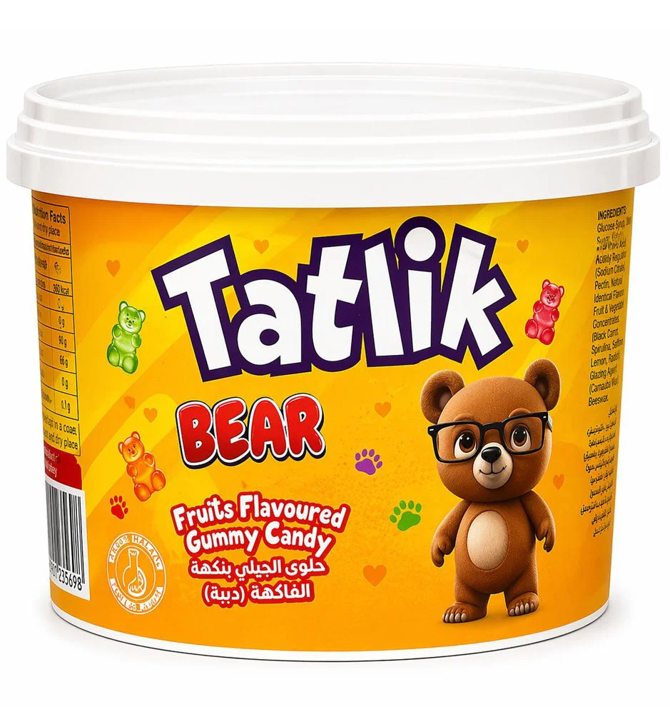 Tatlik Bear Fruit Flavoured Gummy Candy 100g
