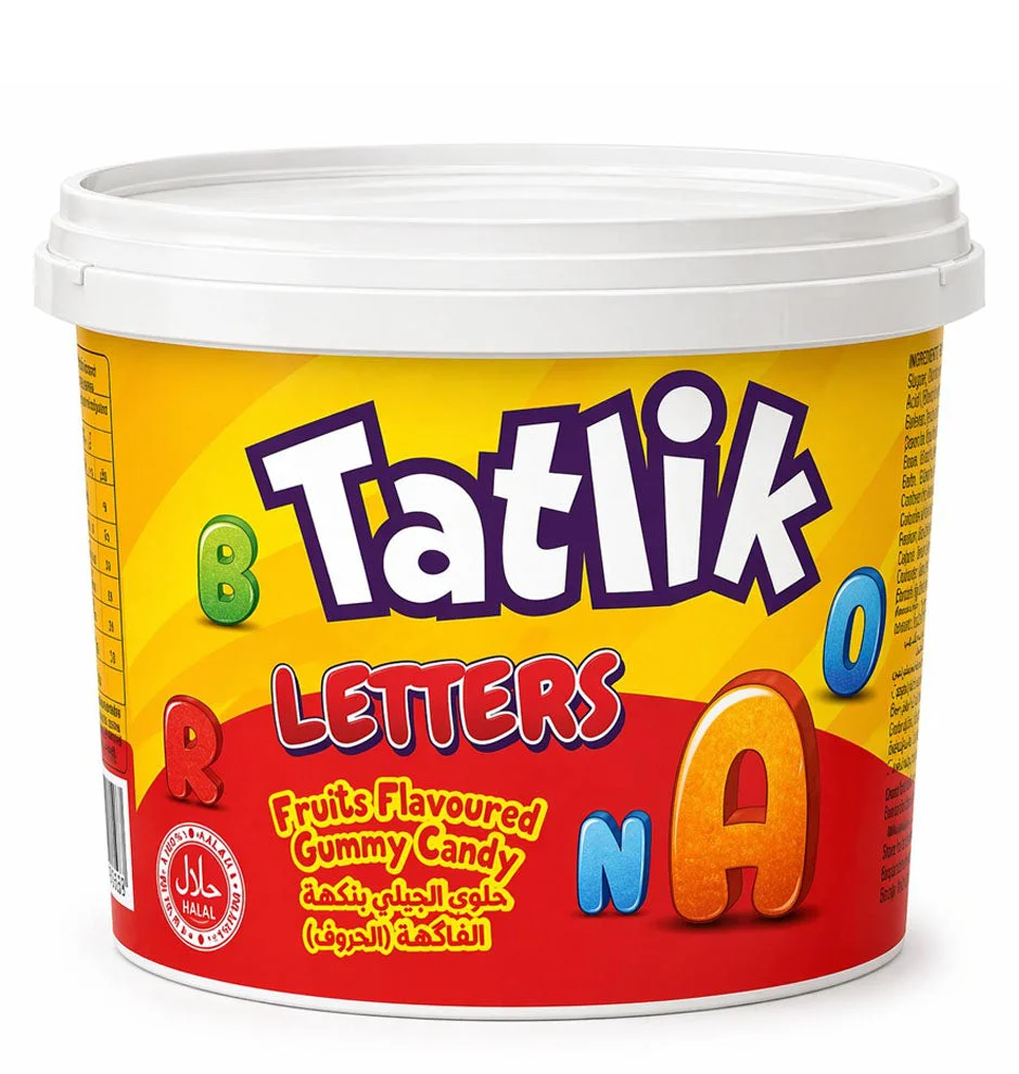 Tatlik Letters Fruit Flavoured Gummy Candy 100g