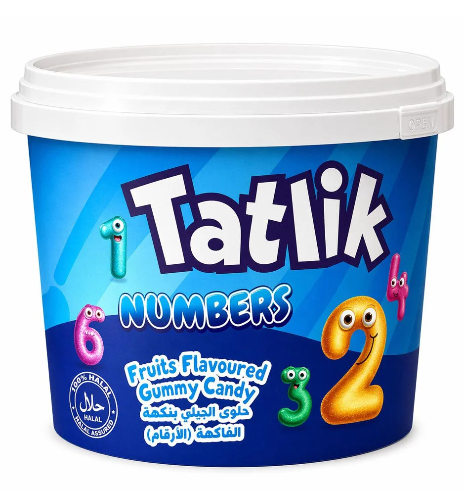 Tatlik Numbers Fruit Flavoured Gummy Candy 100g